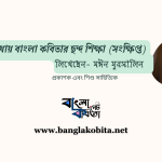 সহজ ভাষায় বাংলা কবিতার ছন্দ শিক্ষা (সংক্ষিপ্ত)
